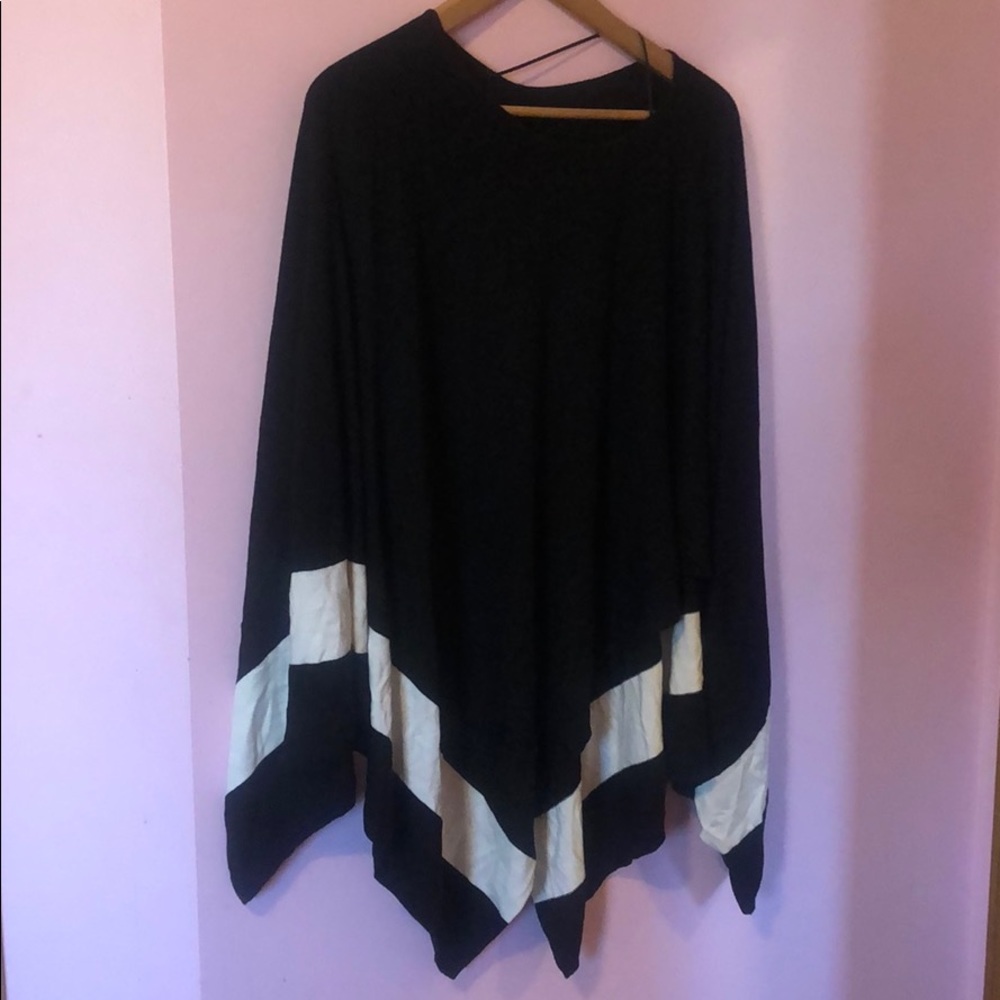 Striped Poncho